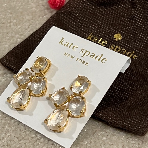 Kate Spade 14k gold plated earrings - Picture 4 of 5